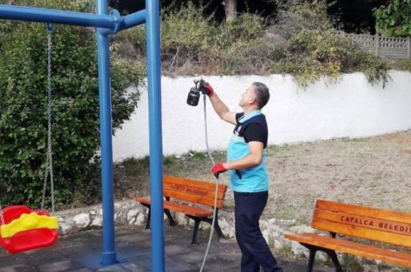 Çatalca’da park ve bahçeler yenilendi